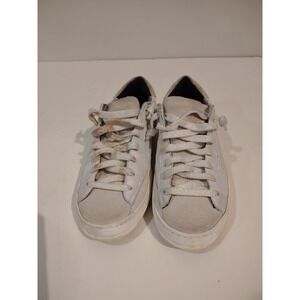P448 Women's sneakers Size 40 Silver White Iridescent